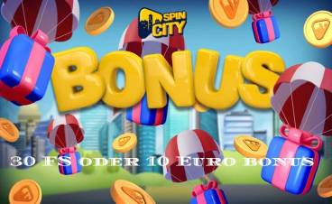 Spin City Casino Bonus